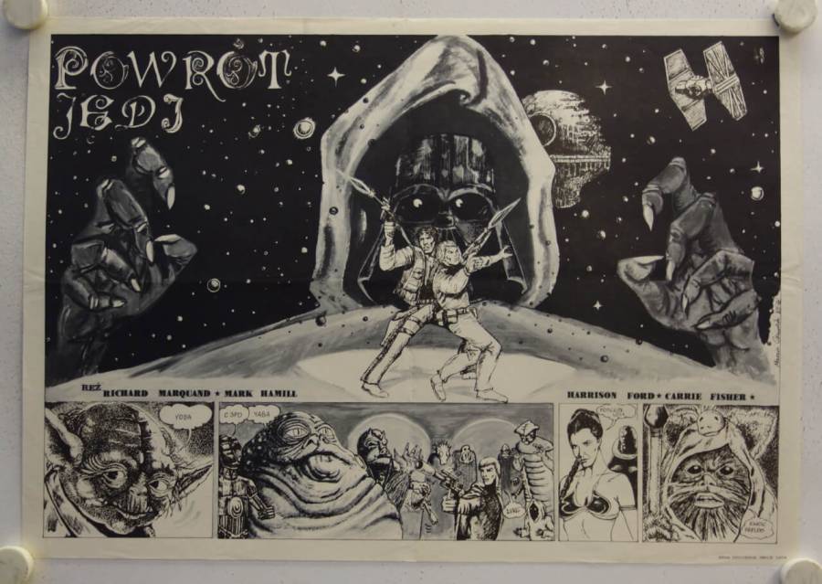 Return of the Jedi original release polish movie poster